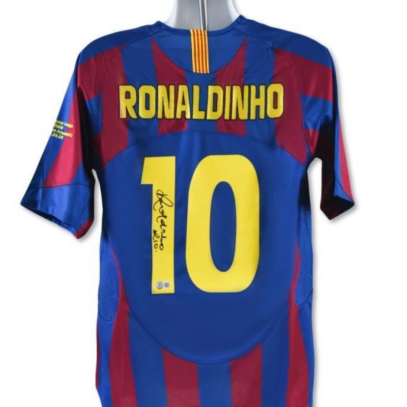 Ronaldinho's Barcelona Signed Jersey - 2006