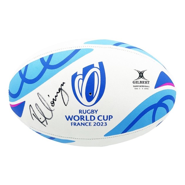 Richie Mo'unga Signed Rugby Ball
