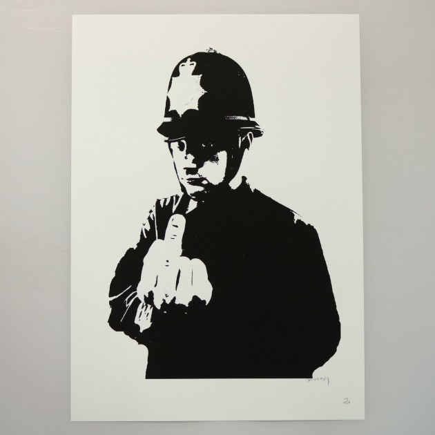 Lithograph Reproduction "Rude Copper" by Banksy