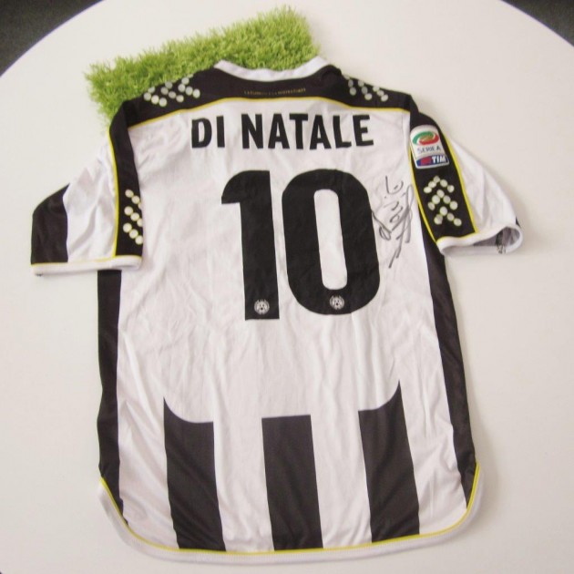 Maglia Di Natale Udinese, preparata/indossata, Serie A  2014/2015 - autografata