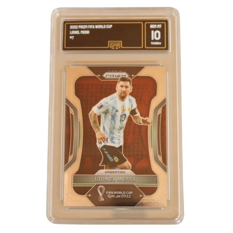 Lionel Messi FIFA World Cup Panini Prizm Card 2022 - #7