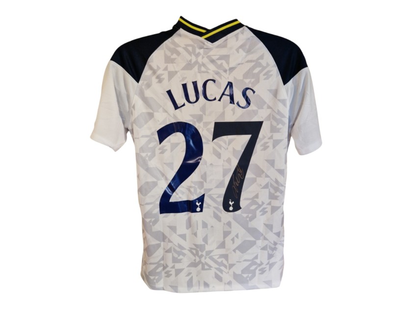 Lucas Moura's Tottenham FC 2020/21 Signed Replica Shirt