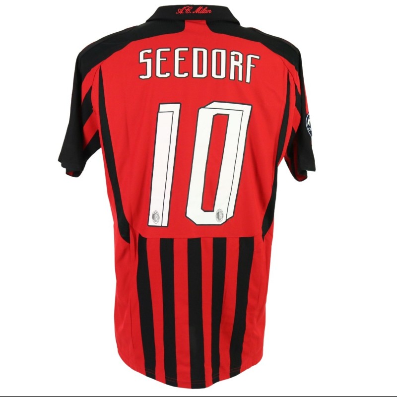 Seedorf's AC Milan Match Shirt, UCL 2007/08