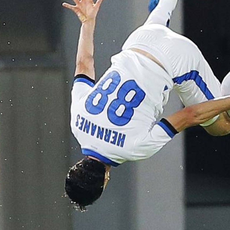 Hernanes match worn shirt, Livorno-Inter, his first goal, unwashed