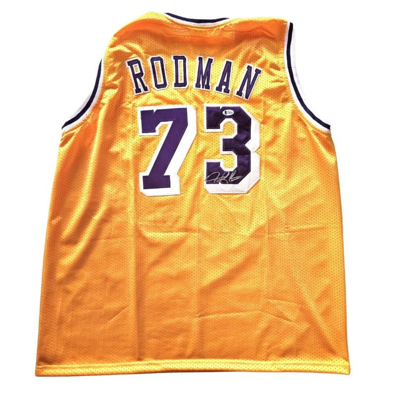 Canotta Dennis Rodman Los Angeles Lakers - Autografata