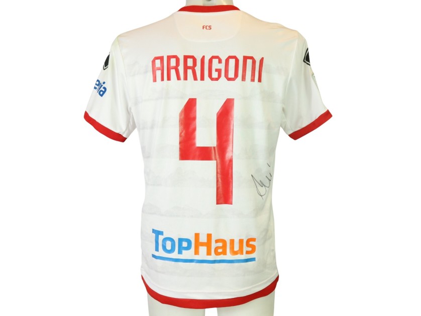 Arrigoni's Signed Unwashed Shirt, Südtirol vs Palermo 2024