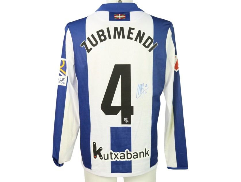 Maglia Zubimendi unwashed Real Sociedad vs Atletico Madrid 2024 - Autografata