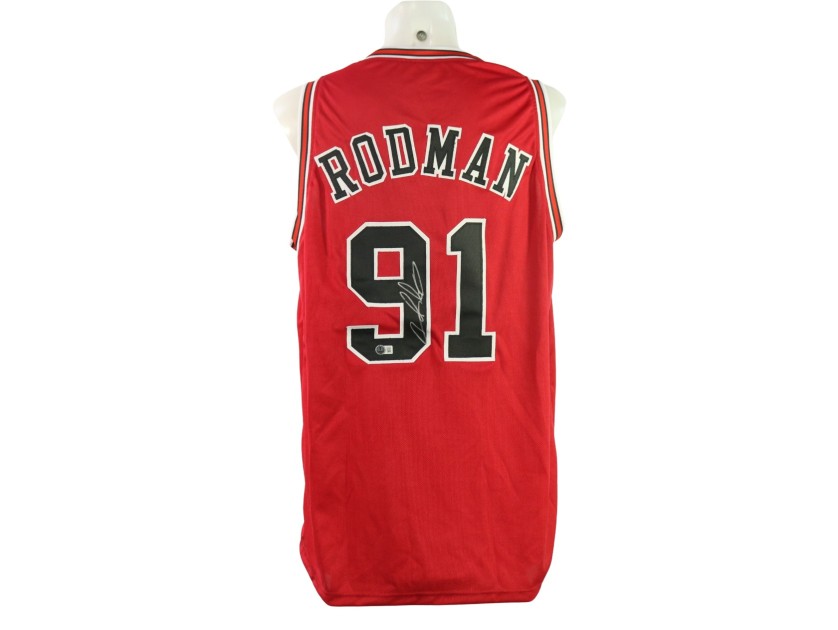 Maglia Dennis Rodman Chicago - Autografata