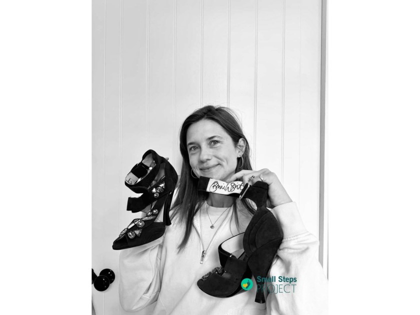 Bonnie Wright's Worn and  Signed Shoes