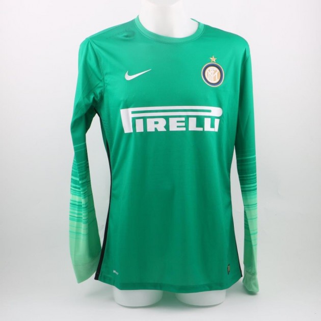 Handanovic shirt, issued Inter-Milan 13/09/2015 - special shirt