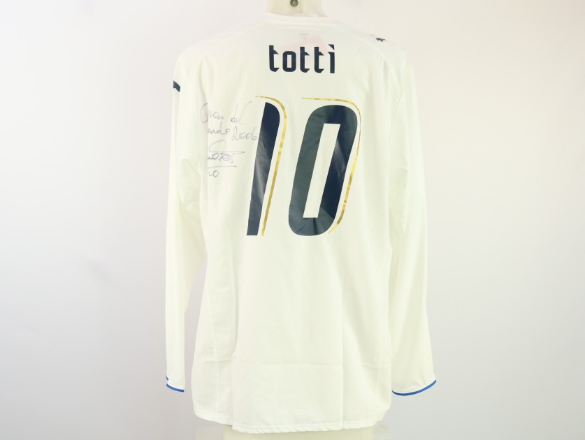 Totti's Italy Match-Issued Signed Shirt, 2006 