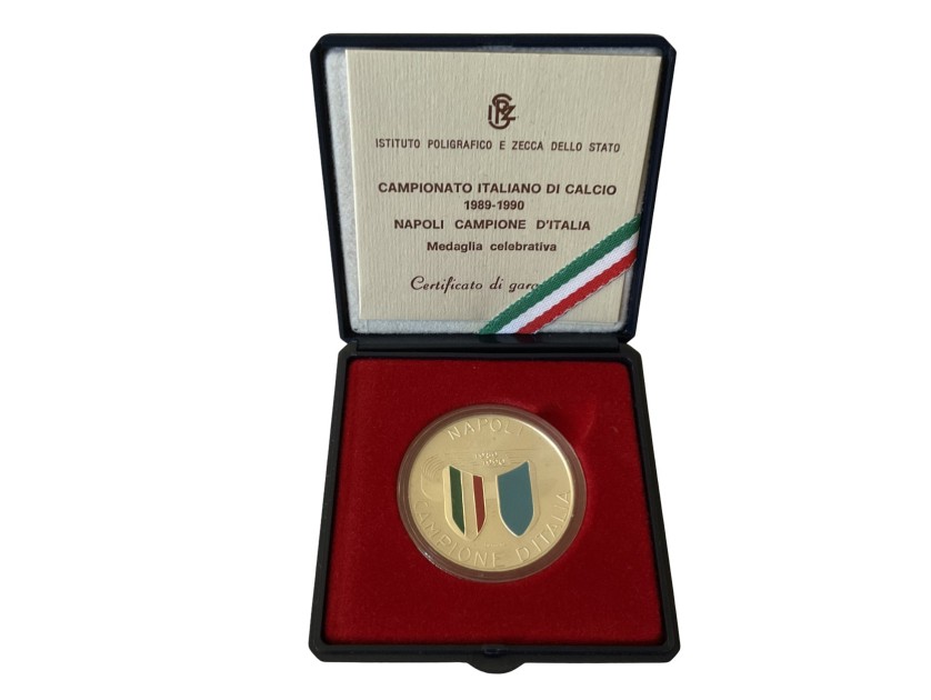 Medaglia Ufficiale Celebrativa Scudetto Napoli, 1989/90