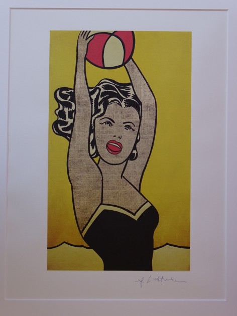 Roy Lichtenstein "Girl with Ball"