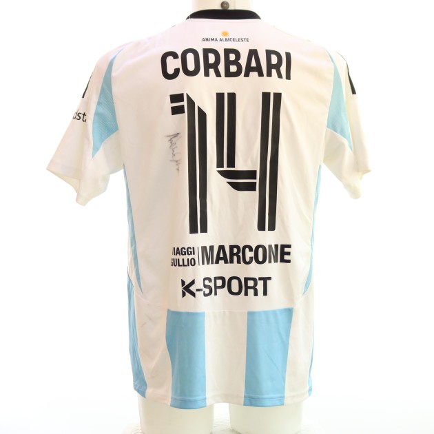 Corbari's Unwashed Signed Shirt, Virtus Entella vs Milan Futuro 2024