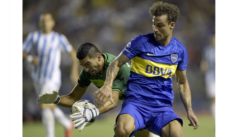 Osvaldo's Boca Juniors Match Shirt, 2015/16