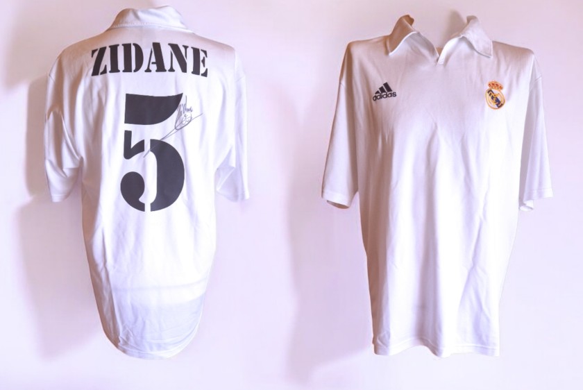 Zidane's Real Madrid Signed Shirt