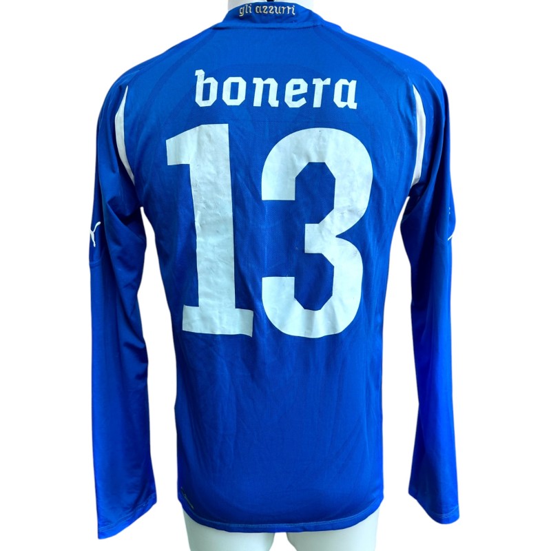 Bonera's Italy Signed Issued Shirt, 2010