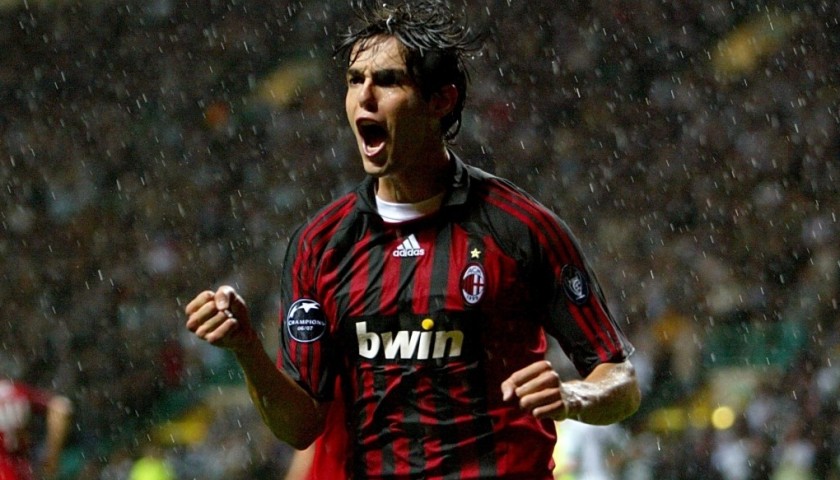 Kaka's Signed Match Shirt, Celtic-AC Milan 2007