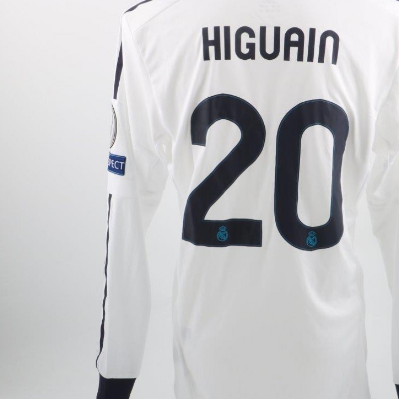 Higuain issued/worn Real Madrid shirt, C.League 2012/2013