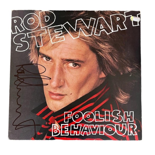 Rod Stewart Signed 'Foolish Behavior' Vinyl LP