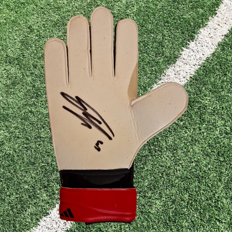 Gianluigi Donnarumma Signed Manchester City Goalkeeper Football Glove COA