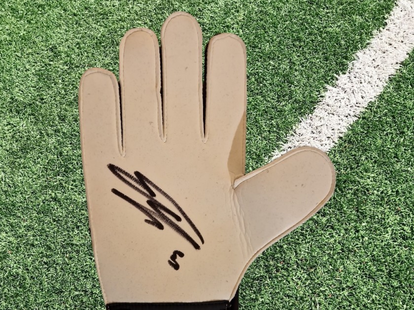 Gianluigi Donnarumma Signed Manchester City Goalkeeper Football Glove COA