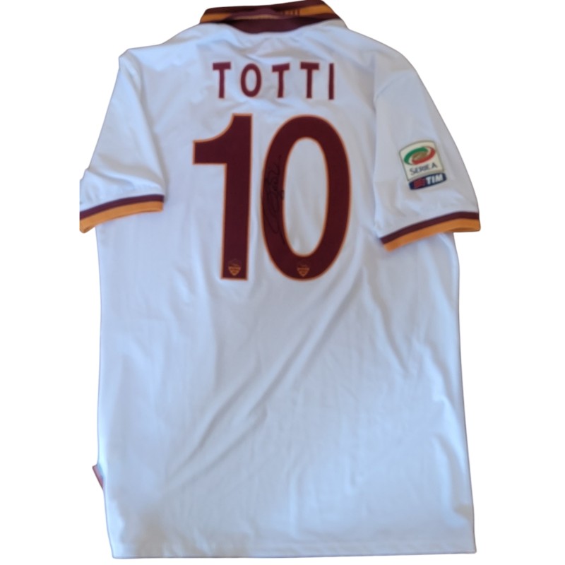 Totti's Signed Match-Issued Shirt, Inter vs Milan 2013