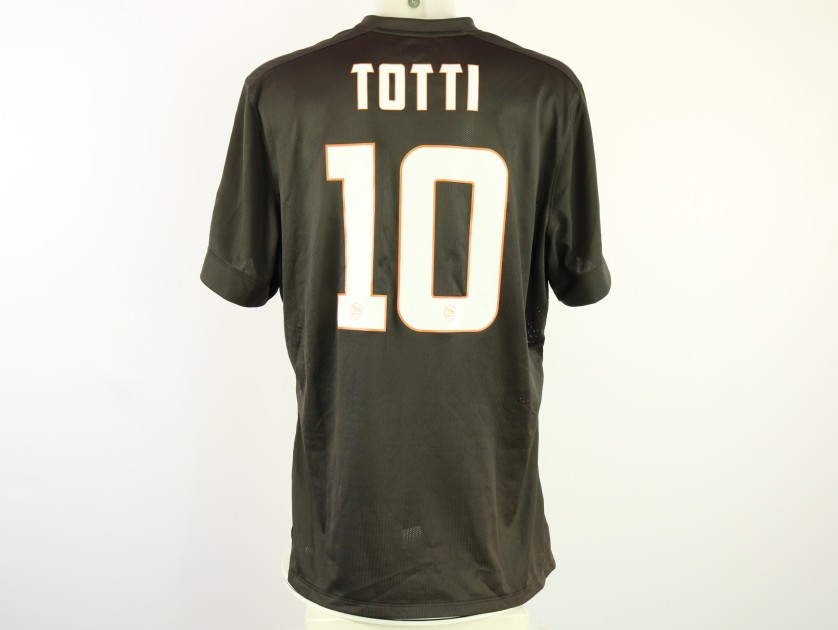 Maglia Totti Roma, preparata 2016/17 Patch Una Squadra per la Vita - Autografata