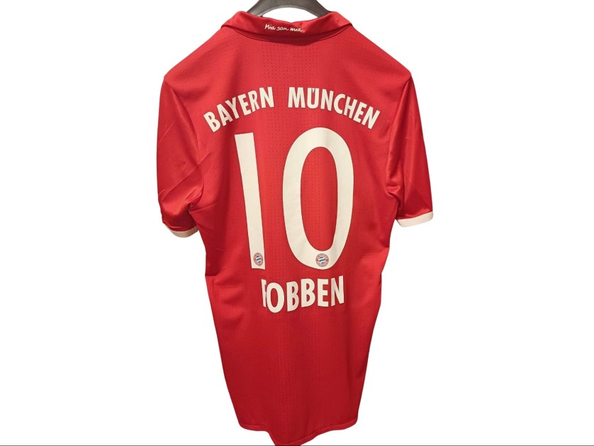 Maglia gara Robben, Bayern Monaco vs Amburgo 2017