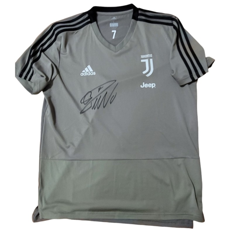 Cristiano Ronaldo's Juventus Signed Training Shirt, 2018/19