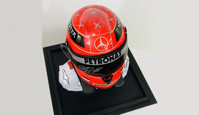 Schumacher helmet hot sale mercedes