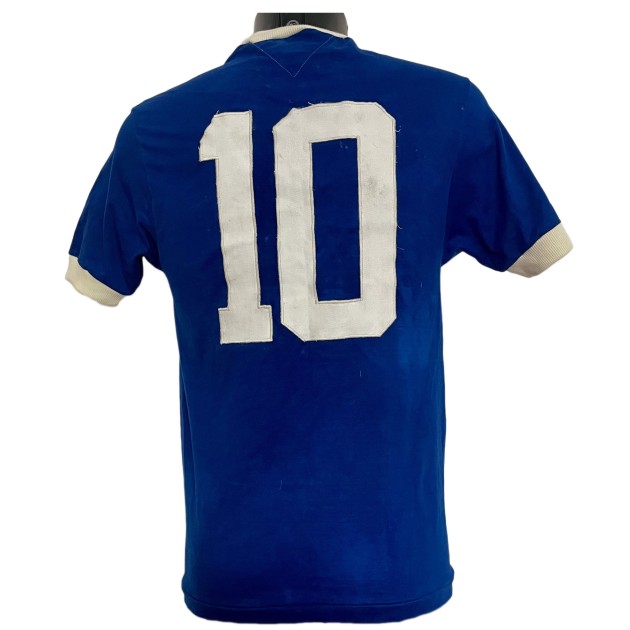 Rivellino's Brazil Match Worn Shirt, 1974
