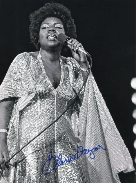 Photograph signed by Gloria Gaynor