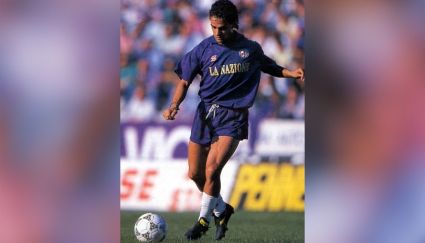 Baggio's Official Fiorentina Signed Shirt, 1989/90