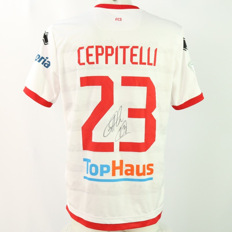 Ceppitelli's Signed Unwashed Shirt, Sudtirol vs Cremonese 2024