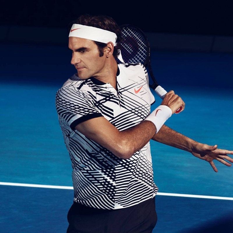 Bandana Signed by Tennis Champion Roger Federer