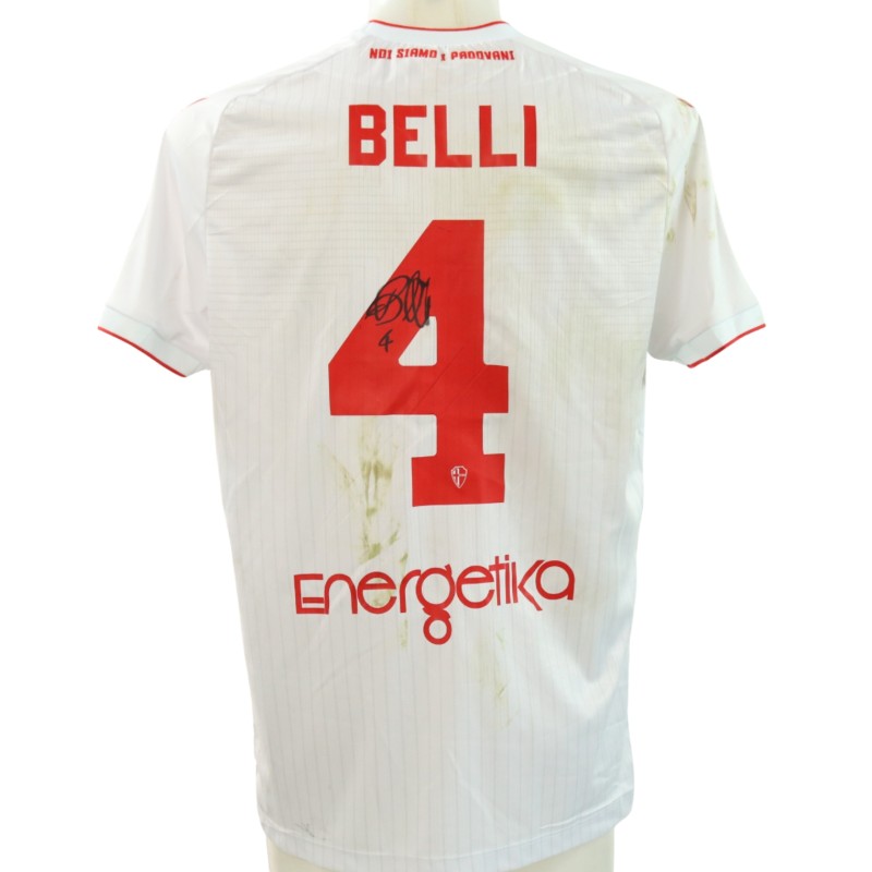 Belli's Signed Unwashed Shirt, Lumezzane vs Padova 2025