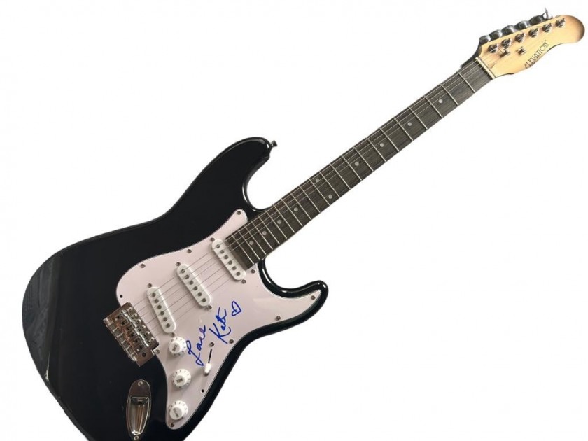 Kate Moss Signed Electric Guitar
