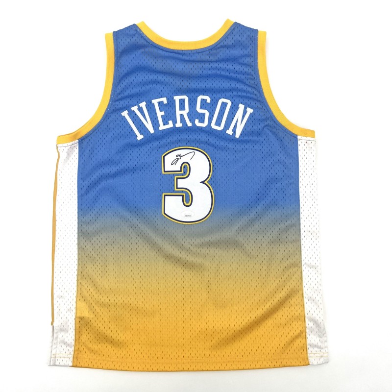 Allen Iverson's Denver Nuggets Signed NBA Jersey