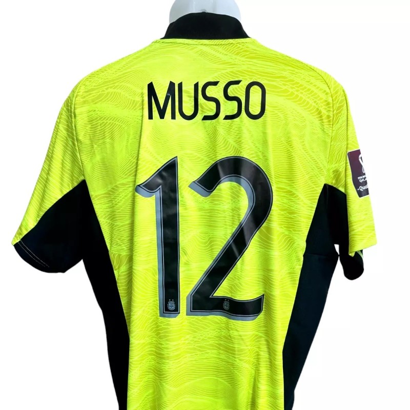 Musso's Argentina Match Shirt, WC Qualifiers 2022