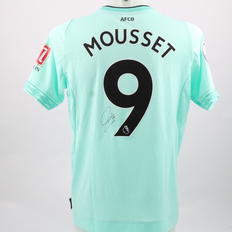 Mousset's AFC Bournemouth Worn and Signed Poppy Shirt