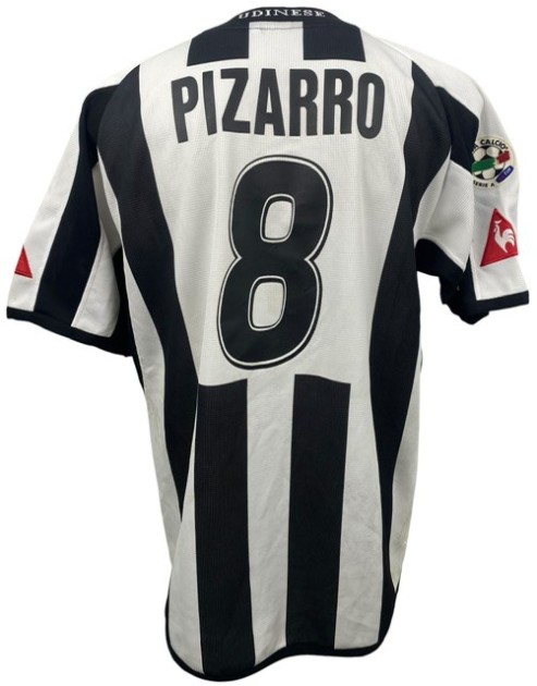 Pizarro's Match-Worn Shirt Udinese vs Milan 2004