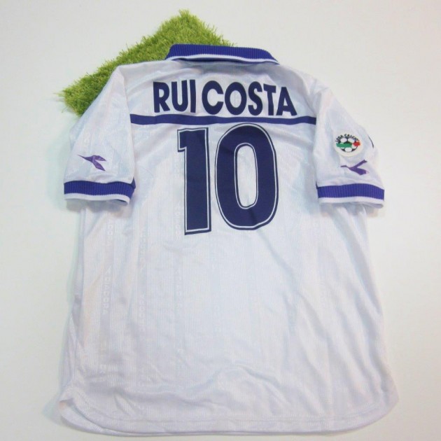 Rui Costa match worn shirt, Fiorentina-Reggina Serie A 2000-2001