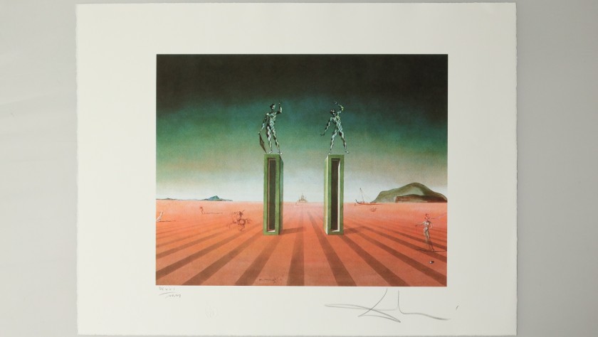 Hand-signed lithograph by Salvador Dali