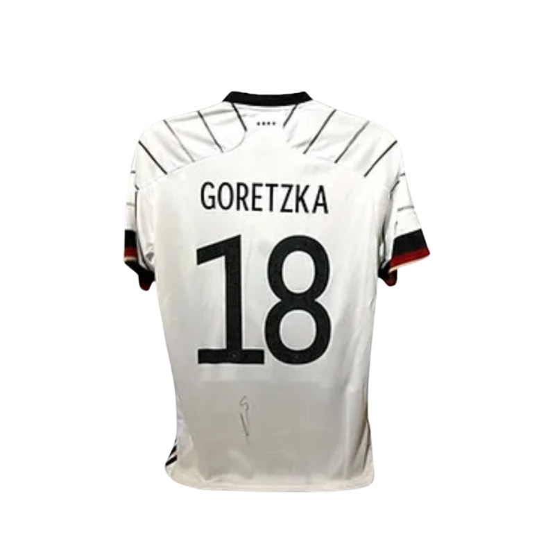 Maglia replica firmata di Leon Goretzka per la Germania 2019/21