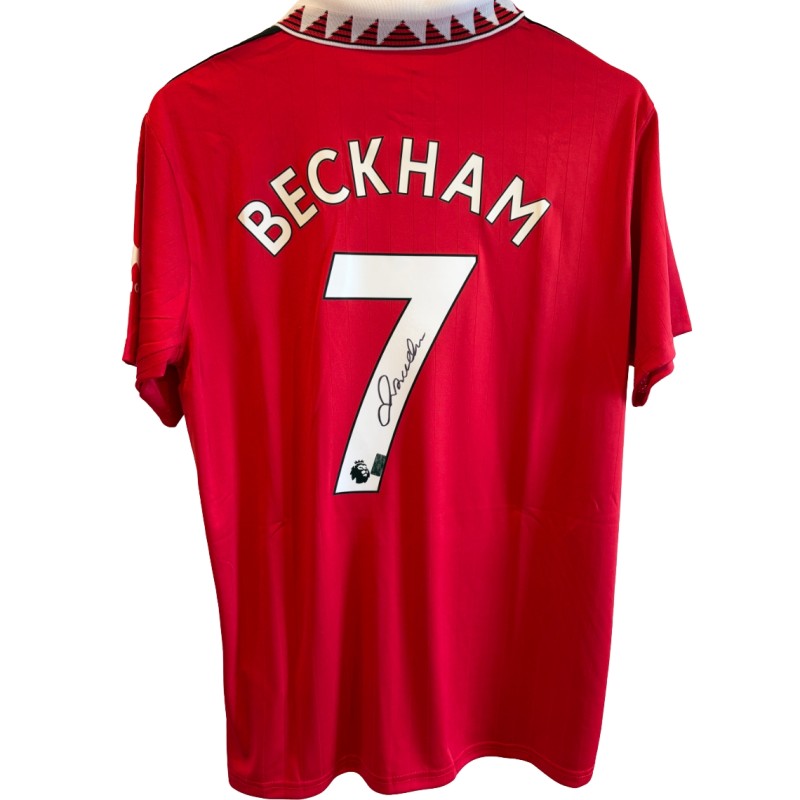 David Beckham's Manchester United 2022/23 Signed Shirt 