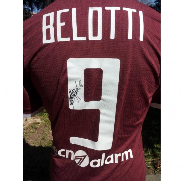 Official Belotti Torino shirt, Serie A 2015/2016 - signed 