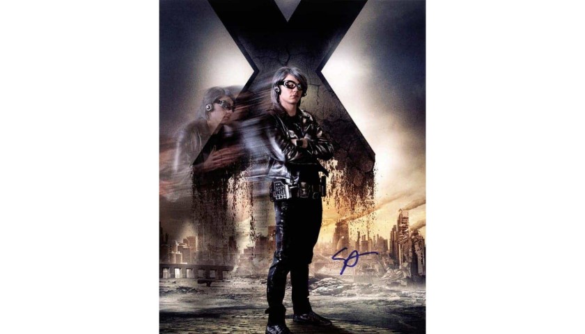 Evan Peters Signed Photograph - Quicksilver in "X-Men"