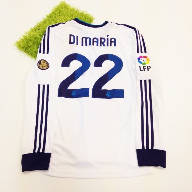 Di Maria Real Madrid issued/worn shirt, La Liga 2012/2013