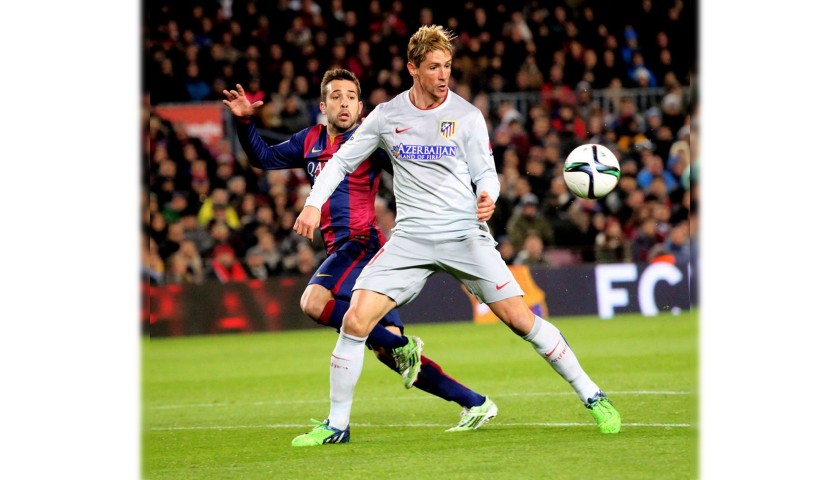 Torres' Match Shirt, Barcelona-Atletico Madrid 2015